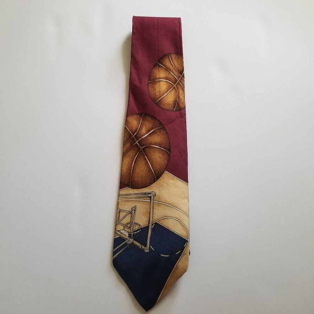 Robert Talbott Silk Basketball Coach Teacher Tie